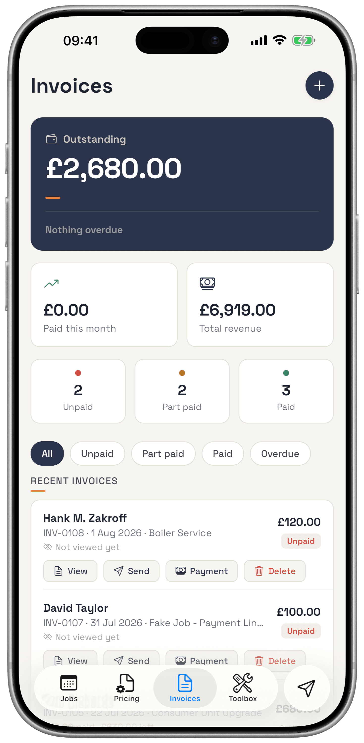 Invoice Tracking